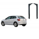 Αεροτομές Πρόσθετα Δεξιά Αριστερά Για VW Polo AW 18+ Μαύρο Γυαλιστερό Πλαστικό Standard Έκδοση 2 Τεμάχια
