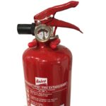 Πυροσβεστήρας Ξηράς Κόνεως 1Kg Με Μανόμετρο Και Μεταλλική Βάση 8A 55B C Guard - Image 2