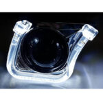 Καπάκι Για Προτζέκτορα 2.5 & 3.0 U-Design Με Led Angel Eyes Χρώμιο 1 Τεμάχιο - Image 2