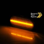 Πλαϊνά Φλας Φτερού Για Smart  Renault  Nissan  Opel  Dacia Led Dynamic Smoke 2 Τεμάχια - Image 2