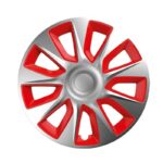Τάσια Τροχών Αυτοκινήτου 13 Stratos 101447 Ασημί & Κόκκινο CBX 4 Τεμάχια