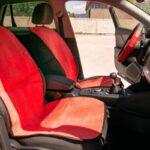 Πλατοκαθίσματα Μπροστινά Πετσέτα Cover Up Κόκκινο 2 Τεμάχια - Image 2