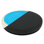 Ανατομικό  Ορθοπεδικό Μαξιλαράκι Θέσης  Καθίσματος Memory Foam & Gel Περιστρεφόμενο RK19009 40x6cm μαύρο 1 τεμάχιο - Image 4