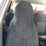 Πλατοκάθισμα Μπροστινό Πετσέτα Γκρι Ριχτή 160x90cm 1 Τεμάχιο 02363 - Image 3