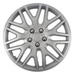 Τάσια Τροχών Αυτοκινήτου 14 Dakar 108194 Ασημί Με Μπουλόνια Χρωμίου 4 Τεμάχια