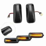 Πλαϊνά Φλας Φτερού Για Honda Civic 95-01  Prelude 92-97 Led Dynamic Φιμέ 2 Τεμάχια - Image 2