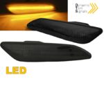 Πλαϊνά Φλας Φτερού Για Alfa Romeo 147 05-10  156 97-03  Fiat Tipo 15+ Smoke Led Dynamic 2 Τεμάχια - Image 3