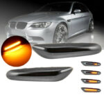 Πλαϊνά Φλας Φτερού Για Bmw 1 E81  E82  E87  E88  3 E90  E91  E92  E93  X1 E84  X3 E83 Led Dynamic Φιμέ 2 Τεμάχια