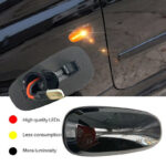 Πλαϊνά Φλας Φτερού Για Opel Astra G 98-04  Zafira A 99-05  Frontera B 01-04 Led Dynamic Φιμέ 2 Τεμάχια - Image 3