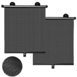 Ηλιοπροστασία Αυτοκινήτου Για Τα Πλαϊνά Τζάμια Ρολό 40 x 45cm 2 Τεμάχια 13394