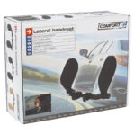 Πλαινά Μαξιλαράκια Προσκέφαλου  Υποστήριξης Λαιμού Memory Foam  HLU3000 11x20x3.5cm Μπεζ 1 Τεμάχιο - Image 3