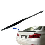 Αεροτομή Πορτ Παγκάζ Για Bmw 5 F10 11-17 M4 Look Lipspoiler Από Abs Πλαστικό Μαύρη Γυαλιστερή - Image 2