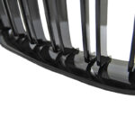 Καρδιές Μάσκας Για Bmw 1 F20  F21 15-19 M4 Look Με Διπλή Γρίλια Με 12 Γραμμές Μαύρο Γυαλιστερό 2 Τεμάχια - Image 3