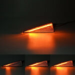 Πλαϊνά Φλας Φτερού Για Renault Megane 02-05  Scenic 03-09  Espace Led Dynamic Άσπρα 2 Τεμάχια - Image 4