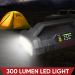 Εκκινητής Μπαταριών Αυτοκινήτου Powerbank Κομπρεσσέρ Αέρος 150PSI Φακός Led 4 Σε1 Lokithor JA301 12 Volt 2000A - Image 4