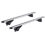 Μπάρες Οροφής ''AERO'' Αεροδυναμικές Αλουμινίου Με Κλειδαριές 136cm Railing System 2 Τεμάχια