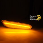 Πλαϊνά Φλας Φτερού Για Bmw 1 E81  E82  E87  E88  3 E90  E91  E92  E93  X1 E84  X3 E83 Led Dynamic Άσπρα 2 Τεμάχια - Image 2