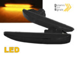 Πλαϊνά Φλας Φτερού Για Bmw 7 E65 E66 E67 01-08 Led Dynamic Φιμέ 2 Τεμάχια