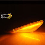 Πλαϊνά Φλας Φτερού Για Bmw X5 E70 07-12  X6 E71 08-14  X3 F25 10-14 Led Dynamic Άσπρα 2 Τεμάχια - Image 2