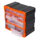 Συρταριέρα Εργαλείων Πλαστική  Κουτί Αποθήκευσης 12 Θέσεων Tactix 27x16x26cm 320630 - Image 2