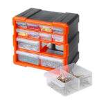 Συρταριέρα Εργαλείων Πλαστική  Κουτί Αποθήκευσης 12 Θέσεων Tactix 27x16x26cm 320630 - Image 3