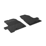 Πατάκια Αυτοκινήτου Gledring 0895 Ford Transit Custom Furgon  Kombi Furgon  Kombi Facelift Χειροκίνητο 2018- Μαύρο 2 Τεμάχια