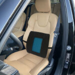 Ανατομικό-Ορθοπεδικό Μαξιλαράκι Μέσης Μemory Foam & Gel 38x35x10cm Μαύρο  Μπλε 1 Τμχ - Image 3