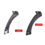 Χειρολαβή Πόρτας Εσωτερική Για Bmw 3 E90 05-11 Εμπρός & Πίσω Δεξιά Μέσα 1 Τεμάχιο Μαύρο - Image 4