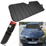 Ηλιοπροστασία Παρμπρίζ Αλουμινίου ''Black'' Feral Μαύρο Matte Medium 145 x 60 cm 1 Τεμάχιο