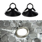 Ηλιοπροστασία Παρμπρίζ Αλουμινίου ''Black'' Feral Μαύρο Matte Medium 145 x 60 cm 1 Τεμάχιο - Image 4