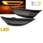 Πλαϊνά Φλας Φτερού Για Porsche  911 Carrera 991 11-16  Boxster 718 16+  Cayman 981 12-16  Cayman 718 16+ Led Dynamic Φιμέ 2 Τεμάχια - Image 2