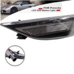 Πλαϊνά Φλας Φτερού Για Porsche  911 Carrera 991 11-16  Boxster 718 16+  Cayman 981 12-16  Cayman 718 16+ Led Dynamic Φιμέ 2 Τεμάχια - Image 4