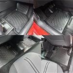 Πατάκια Σκαφάκια 3D Από Λάστιχο TPE Για Seat Leon 4 (KL1KL8) 2020+ Αυτόματο Rizline 4 Τεμάχια Μαύρα - Image 2