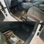 Πατάκια Σκαφάκια 3D Από Λάστιχο TPE Για VW Golf VIII (8) 2019+ Αυτόματο Rizline 4 Τεμάχια Μαύρα - Image 2