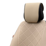 Πλατοκάθισμα Αυτοκινήτου Otom Active Pro Ύφασμα Lacoste Ανάγλυφο Καπιτονέ Μπεζ ACTP-103 1 Τεμάχιο - Image 3
