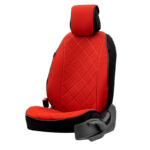 Πλατοκάθισμα Αυτοκινήτου Otom Active Pro Ύφασμα Lacoste Ανάγλυφο Καπιτονέ Κόκκινο ACTP-104 1 Τεμάχιο - Image 2