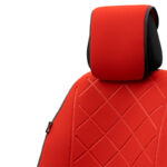Πλατοκάθισμα Αυτοκινήτου Otom Active Pro Ύφασμα Lacoste Ανάγλυφο Καπιτονέ Κόκκινο ACTP-104 1 Τεμάχιο - Image 3