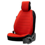 Πλατοκάθισμα Αυτοκινήτου Otom Active Line Ύφασμα Lacoste Ανάγλυφο Κόκκινο ACTL-104 1 Τεμάχιο - Image 2