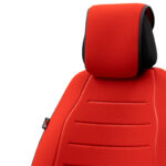 Πλατοκάθισμα Αυτοκινήτου Otom Active Line Ύφασμα Lacoste Ανάγλυφο Κόκκινο ACTL-104 1 Τεμάχιο - Image 3