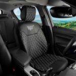 Ημικάλυμμα Αυτοκινήτου Otom RSX Diamond Δερματίνη Κεντητή Καπιτονέ Μαύρο Με Άσπρη Ραφή RSXD-102 1 Τεμάχιο - Image 4