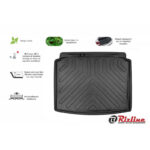 Πατάκι Πορτ-Παγκάζ 3D Σκαφάκι Από Λάστιχο TPE Για Skoda Rapid Hatchback 2013- Μαύρο Rizline - Image 2