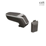 Κονσόλα Χειροφρένου Τεμπέλης Με Βάση Armster 2 Για Honda CR-Z 10-16 Ασημί Χρώμα Σετ 2  Τεμάχια - Image 3