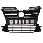 Μάσκα Για Vw Golf V (5) 03-08 R32 Look Alu-Mat Platine 1 Τεμάχιο - Image 4