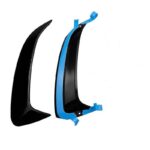 Πλαινά Πτερύγια Πισινού Προφυλακτήρα Για Mercedes-Benz  A-Class W177 Hatchback Με Amg Line Προφυλακτήρα Γυαλιστερό Μαύρο 2 Τεμάχια - Image 3