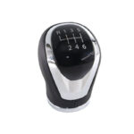 Πόμολο Λεβιέ Ταχυτήτων Μαρκέ ΜαύροΧρώμιο Για Nissan Qashqai J11 Με 6 Ταχύτητες GK3174