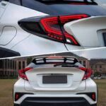 Πισινά Φανάρια Set Για Toyota C-HR 2016-2019 Full Led Bar Dynamic Φλας Black