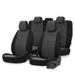 Καλύμματα Αυτοκινήτου Otom Smart Design Universal Ύφασμα  Δερματίνη Σετ Εμπρός  Πίσω 11 Τεμαχίων Μαύρο SLΤSΜΤ101-ΝΖ