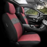 Καλύμματα Αυτοκινήτου Otom Smart Design Universal Ύφασμα  Δερματίνη Σετ Εμπρός  Πίσω 11 Τεμαχίων Μαύρο  Κόκκινο SLTSMT103-NZ - Image 2