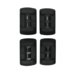 Μπάρες Οροφής Αλουμινίου Αεροδυναμικές Universal Rackit 120cm Fix-Point Σετ Με Πόδια Και Κλειδαριά Ασημί 2 Τεμάχια - Image 3