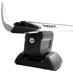 Μπάρες Οροφής Αλουμινίου Αεροδυναμικές Universal Rackit 120cm Fix-Point Σετ Με Πόδια Και Κλειδαριά Ασημί 2 Τεμάχια - Image 4